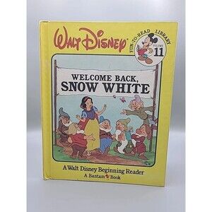 Welcome Back, Snow White Book Hardcover 1986 Disney